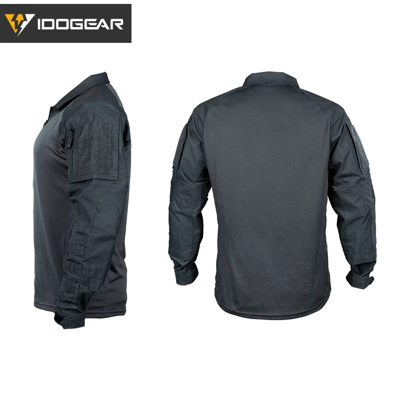 IDOGEAR UFS Tactisch Shirt BDU Combat Kleding Met Elleboogbeschermers Lichte Elasticiteit Shirt Ademend 3116