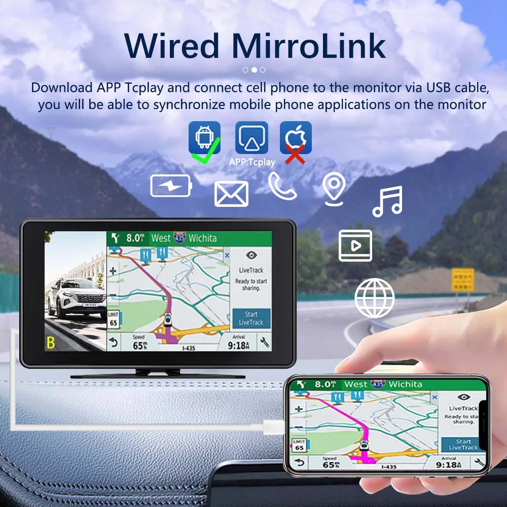 AI Humanoid Detection 4CH 10.1 Inch Vehicle DVR AHD 1080P Backup Camera Monitor System Set CCTV For Truck/Bus Parking Recorder