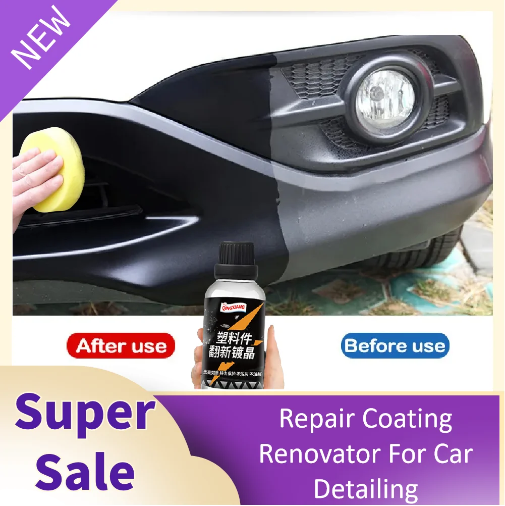 

Plastic Restorer - Back to Black Gloss Car Cleaning Products, Auto Polish and Repair Coating for Car Detailing