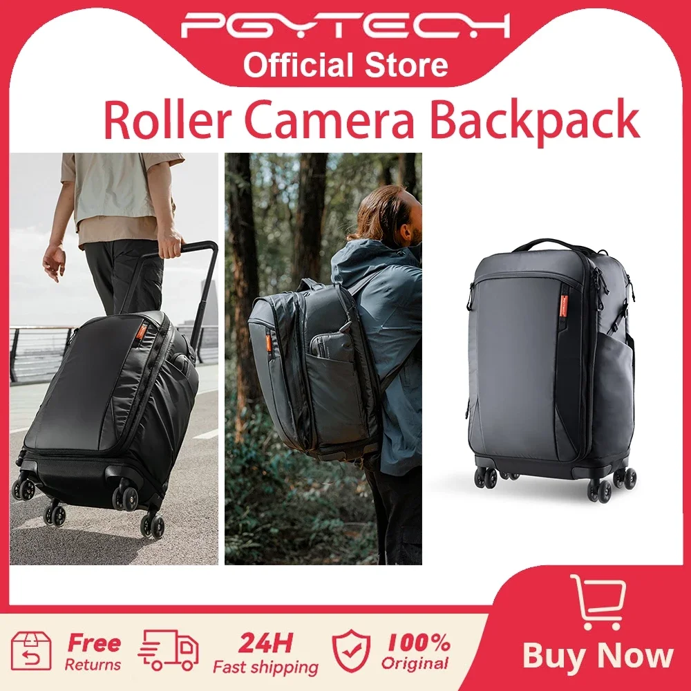 PGYTECH Photography Trolley Case Photography Bag DSLR Camera Bag Professional Outdoor Backpack Luggage Equipment Travel Case