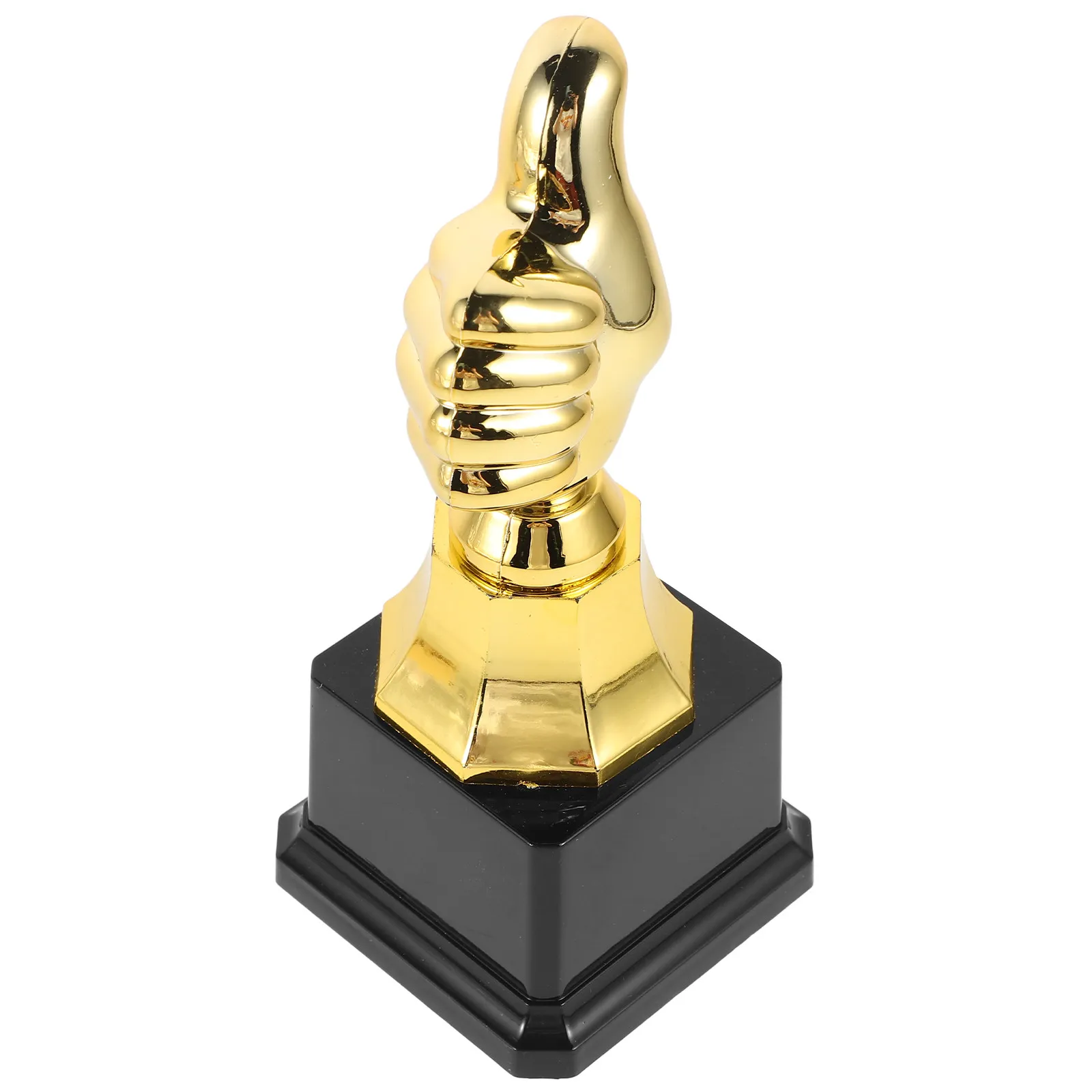 Plastic Thumb Trophy Award for Celebration Motivational Recognition Decoration Home Office Party Display Ornament