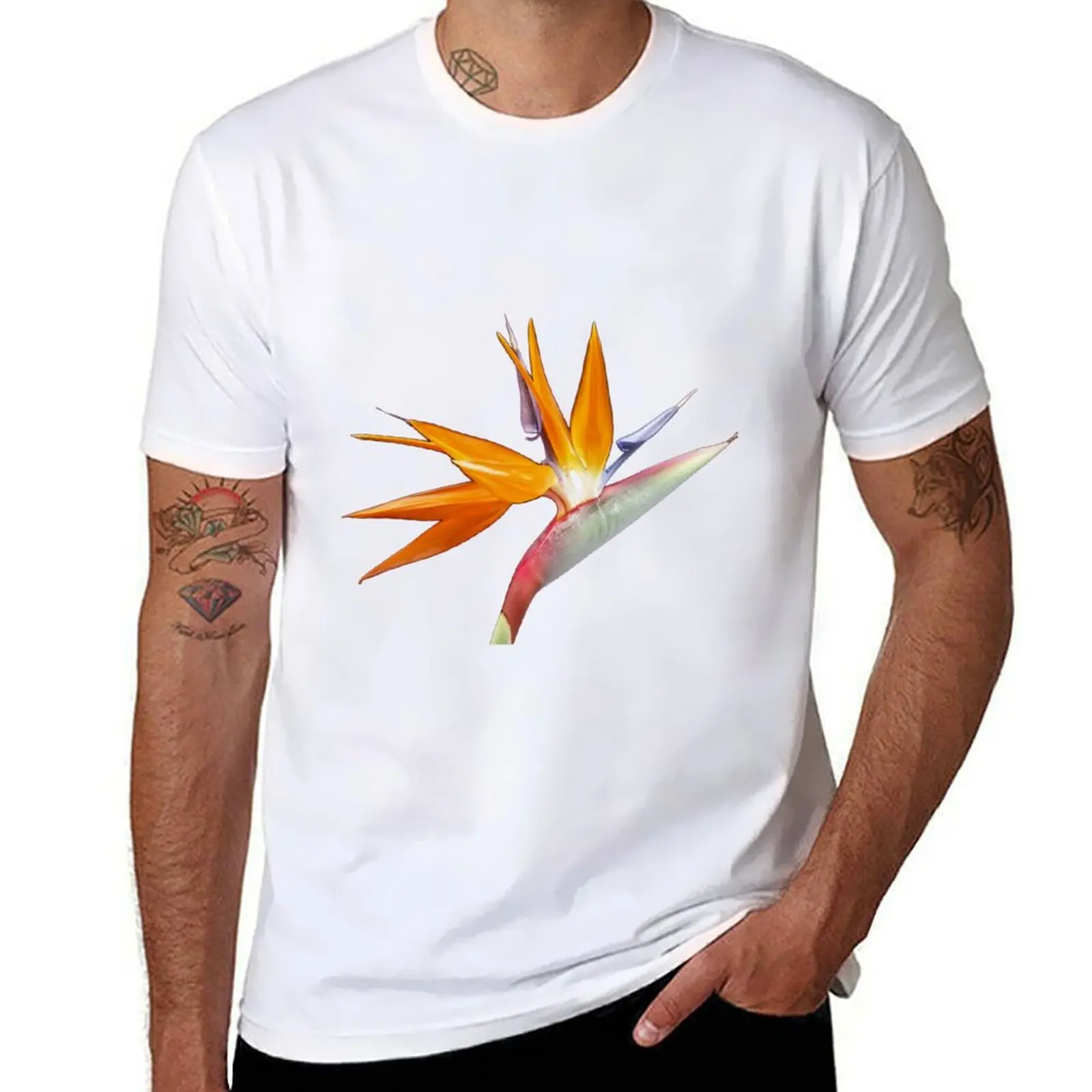 

The Bird of Paradise Flower T-Shirt cotton t shirts high quality man t shirt cotton high quality T-Shirt