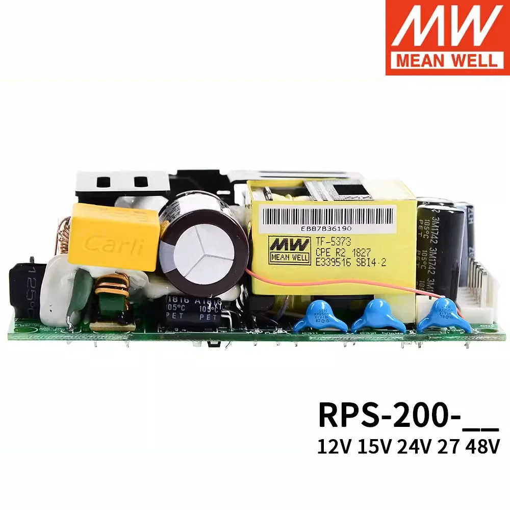 MEAN WELL RPS-200 RPS-200-12-C RPS-200-24-C RPS-200-48-C 200W  Reliable Green Medical Power Supply (-C housing type)