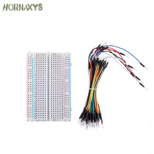 MB-102 Prototype Breadboard 400 830 Points Solderless PCB Bread Board Jumper Wires Cable Board DIY Dupont Wire for Arduino Kit - Image 12