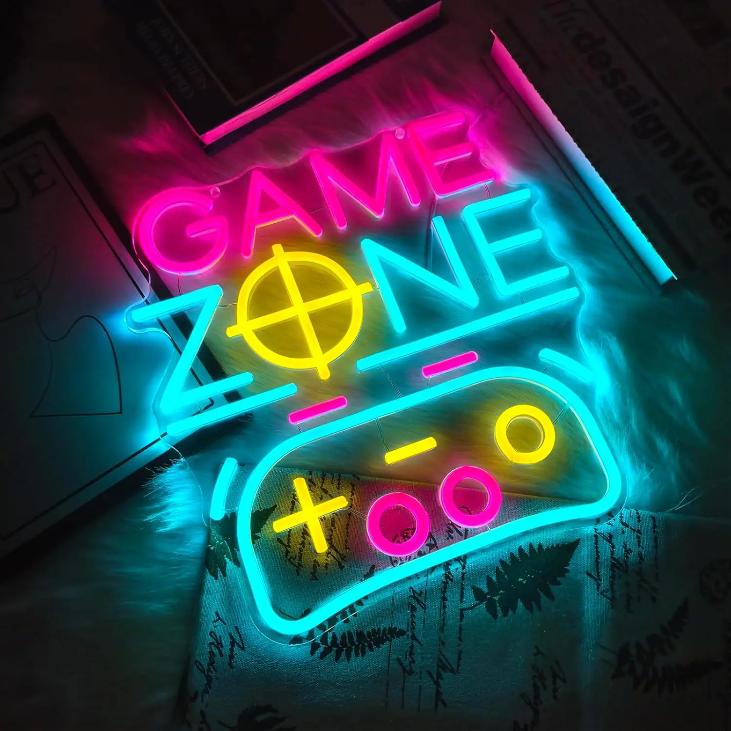 

Gamer Neon Sign Gaming Neon Light Dimmable for Bar Boys Man Cave Game Room Decor Gift for Boys Kids Gamer Teens USB Powered