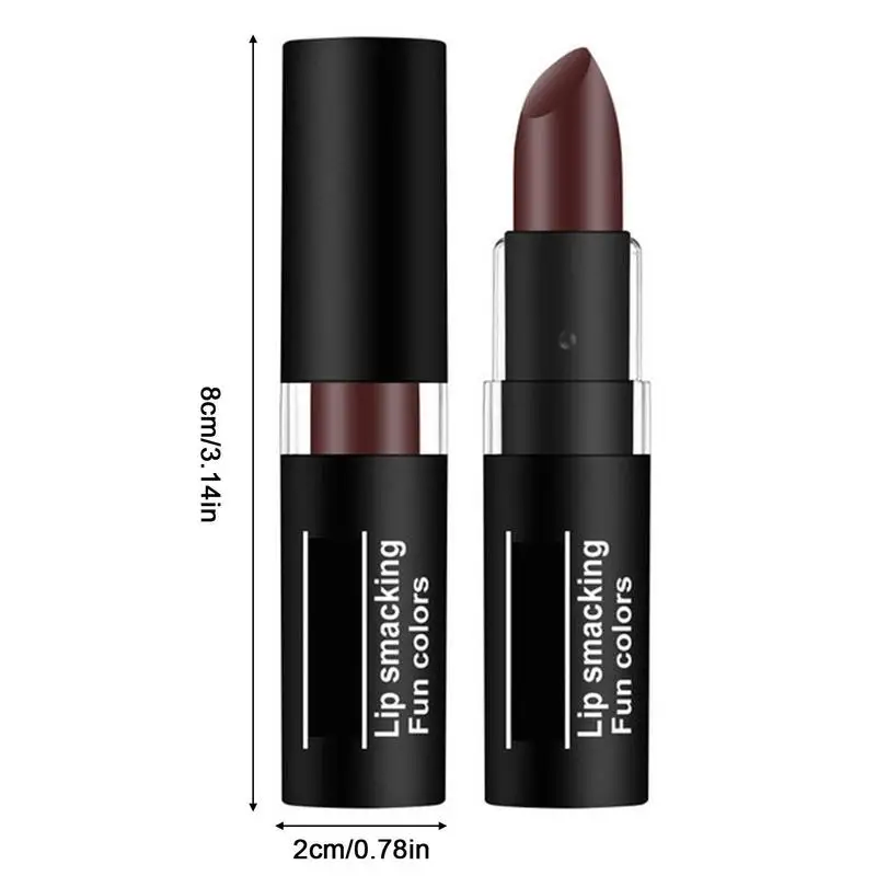 Non-stick Cup Fluwelen Lippenstift Lip Make-up Halloween Lippenstift Hydraterende Langdurige Lip Kleur Goth Lippenstift Cadeauset voor Meisjes