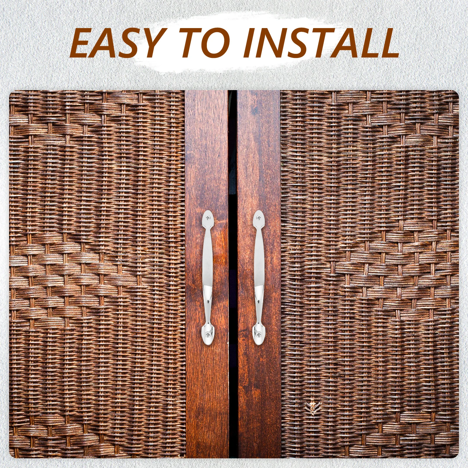 

2pcs Cabinet Pull Handles Zinc Alloy Vintage Style Rustic Drawer Knobs For Kitchen Wardrobe Closet Door Furniture Hardware Metal