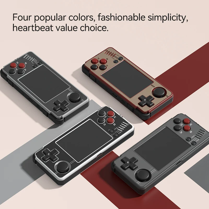 Consola de juegos portátil MIYOO A30, pantalla IPS de 2,8 pulgadas, sistema Linux, emulador Retro Horizontal, consola de vídeo, Motor de vibración, regalos para niños