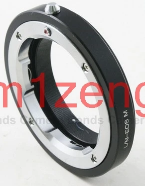 LM-EOSM Adapter Ring for leica M LM ZM VM mount Lens to canon EF-M EOSM Mirrorless camera eosm/m1/m2/m3/m5/m6/m10/m50/m100