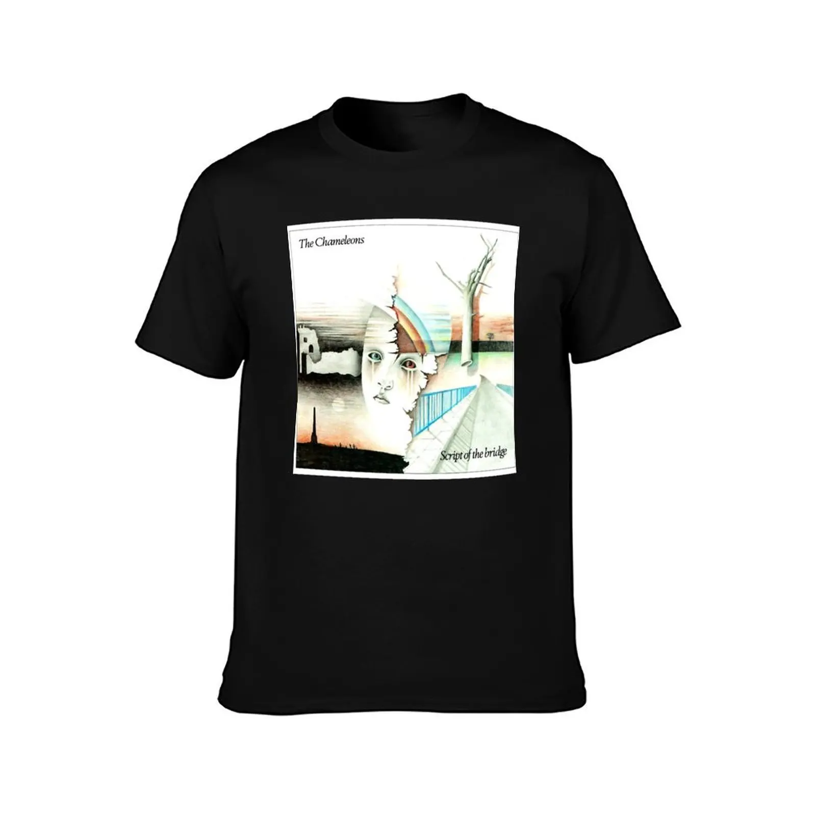 Value The Chameleons Script Of The Bridge Dont Fall Up The Down Escalator T-Shirt Creative Graphic Tee Shirt T-Shirt
