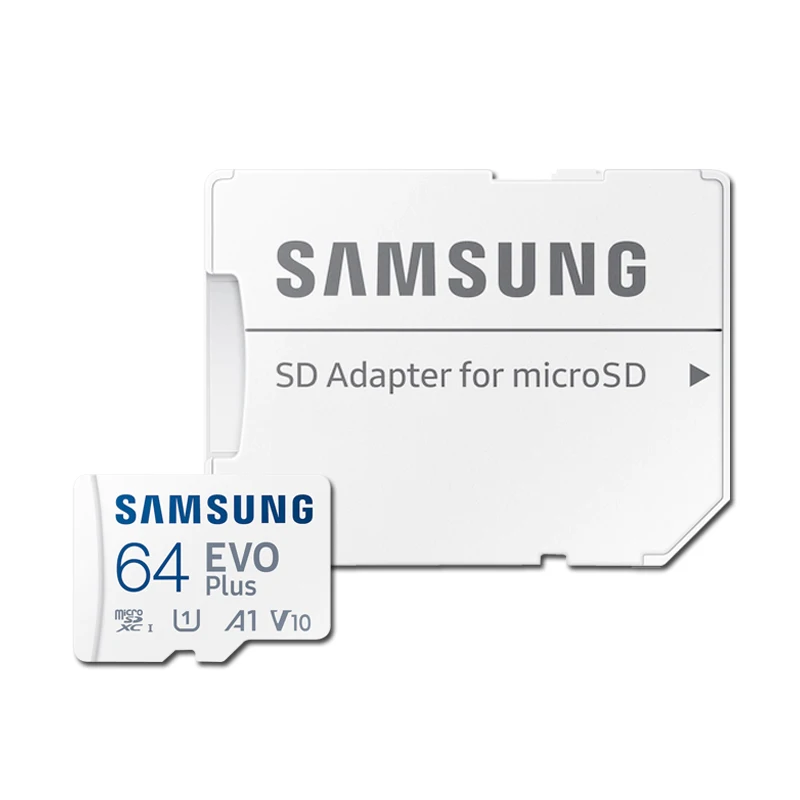 Samsung MicroSD-geheugenkaart EVO Plus 512GB 256GB 128GB U3 A2 V30 64GB U1 A1 C10 SDXC Micro SD-kaart UHS-I TF Trans Flash Microsd