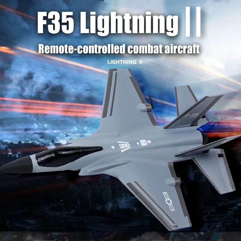 FX935 4CH F35 fighter electric foam remote control aircraft parent-child interaction child model outdoor glider toy