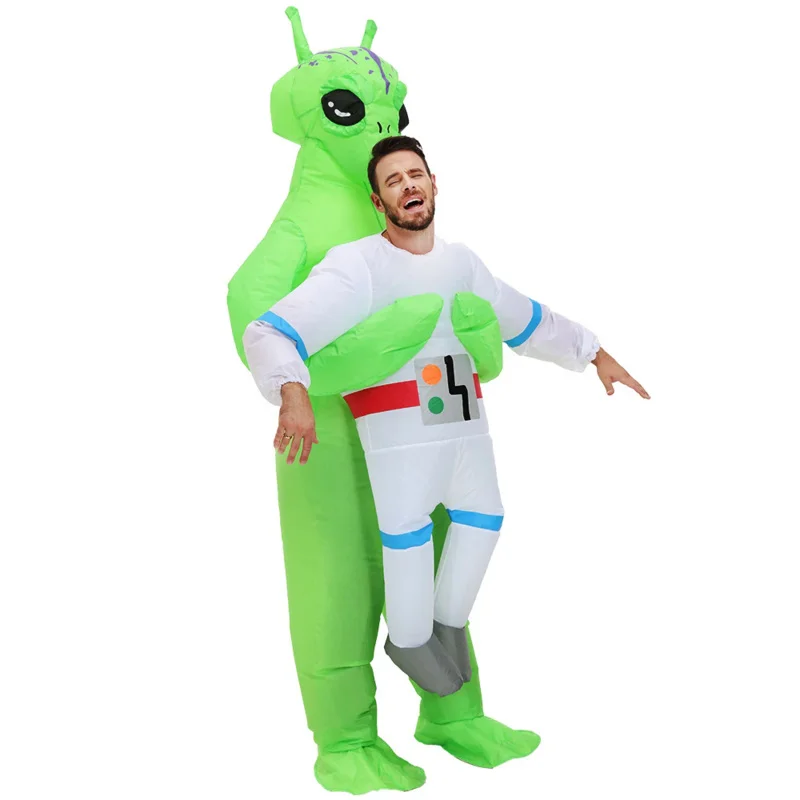 Disfraces inflables de Cosplay para adultos y niños, disfraz de astronauta de Anime, mascota aterradora, vestido de fiesta de Halloween, traje divertido para hombre y mujer