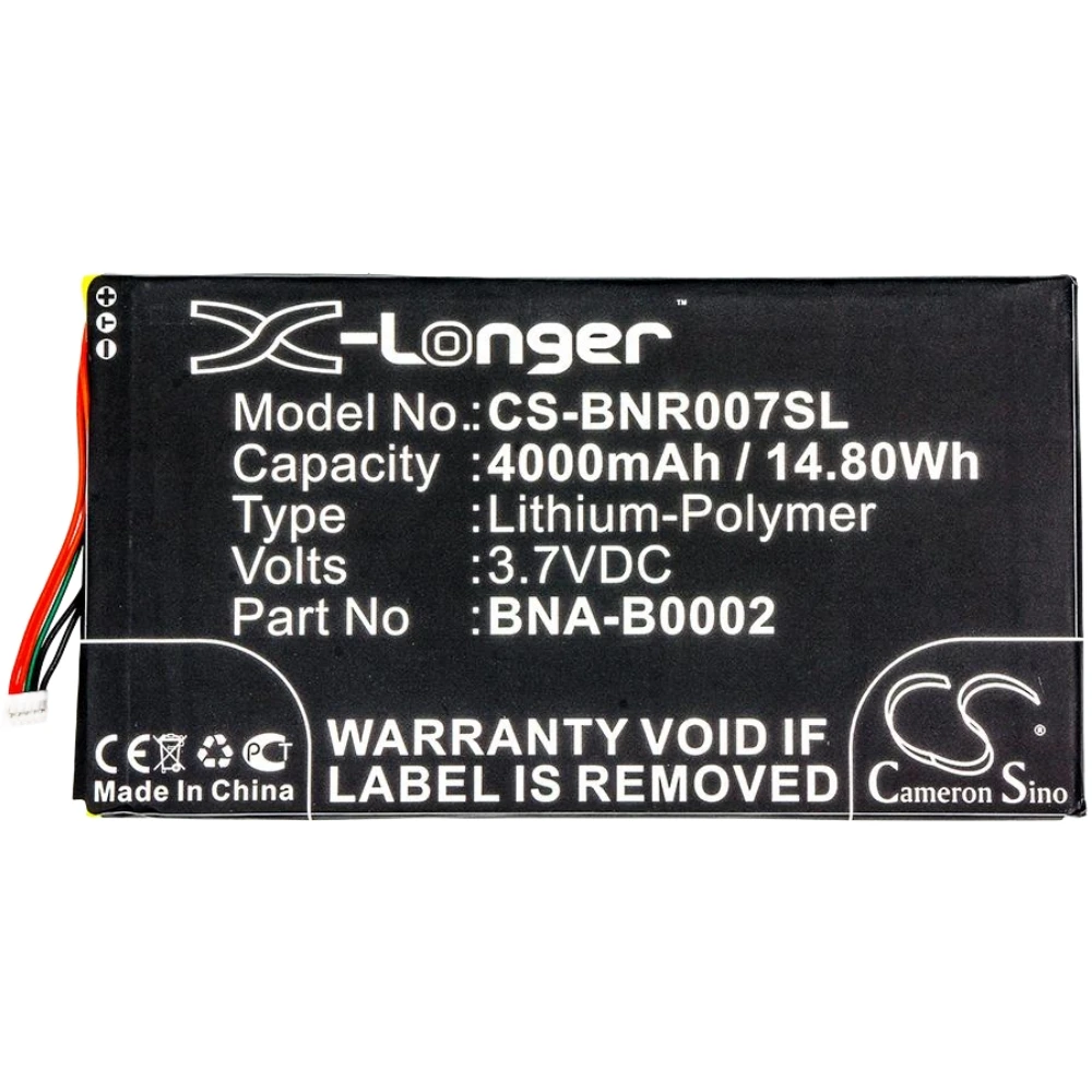 Li-Polymer Tablet Battery for Barnes & Noble,3.7v,4000mAh,NOOK HD 7 tablet BNRV400 BNTV400,BNA-B0002 L83-4977-266-01-4