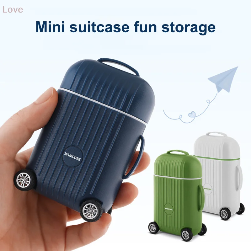 8 قطعة حقيبة صغيرة مسمار المقص مجموعة أدوات التجميل مريحة مسمار المقص مانيكير مسمار المتقلب باديكير سكين الأذن Pealing #3