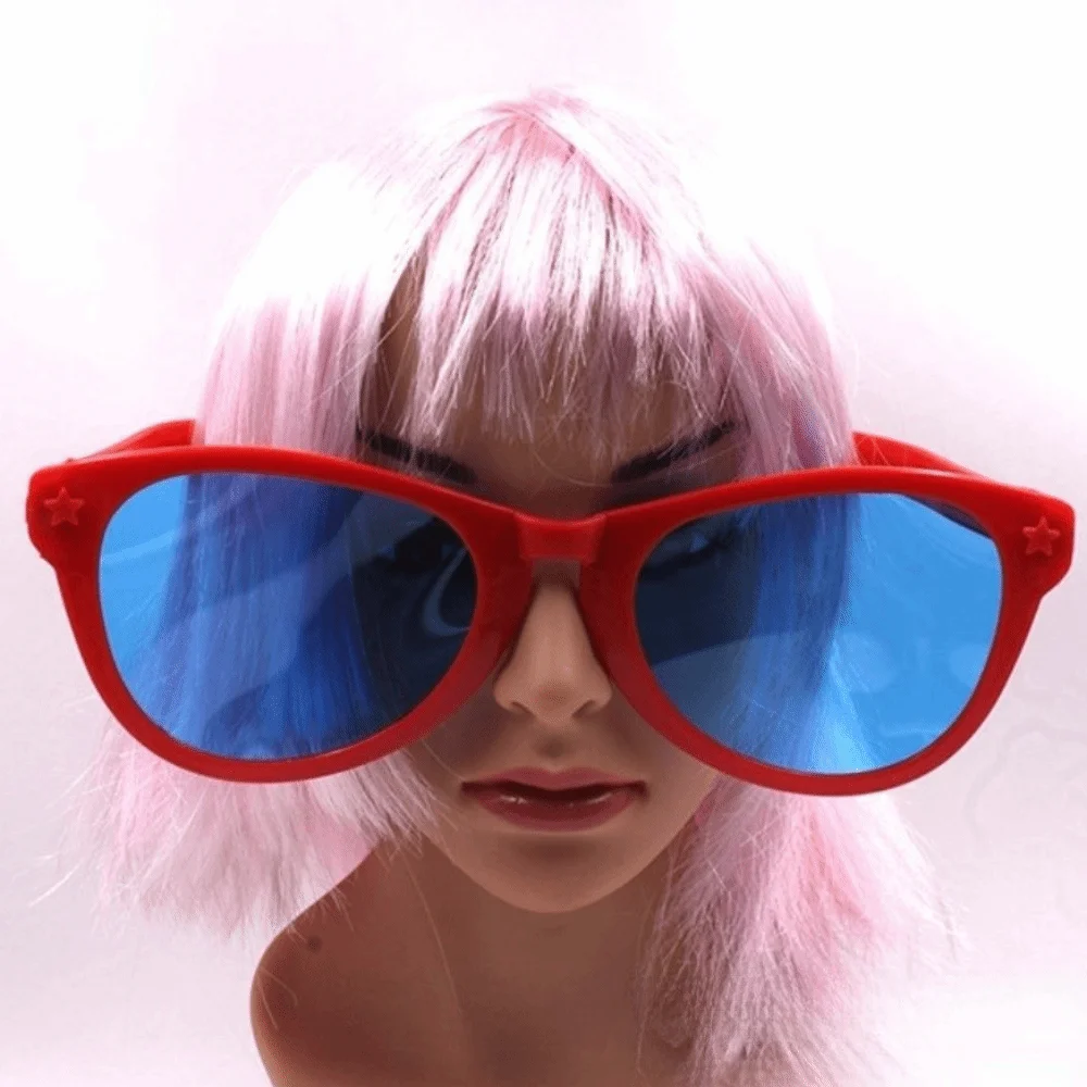 

Music Festival Oversized Big Sunglasses Plastic Large Frame Party Props Vintage Style Square Funny Glasses Pool