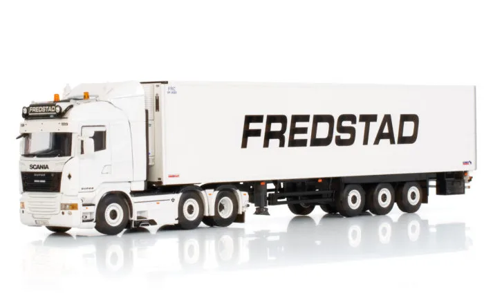 

WSI 1:50 Scale Sca-nia 6X2 Tractor,Refrigerated Cold Chain Container Delivery Truck Vehicle Diecast Toy Model,FREDSTAD 01-3502