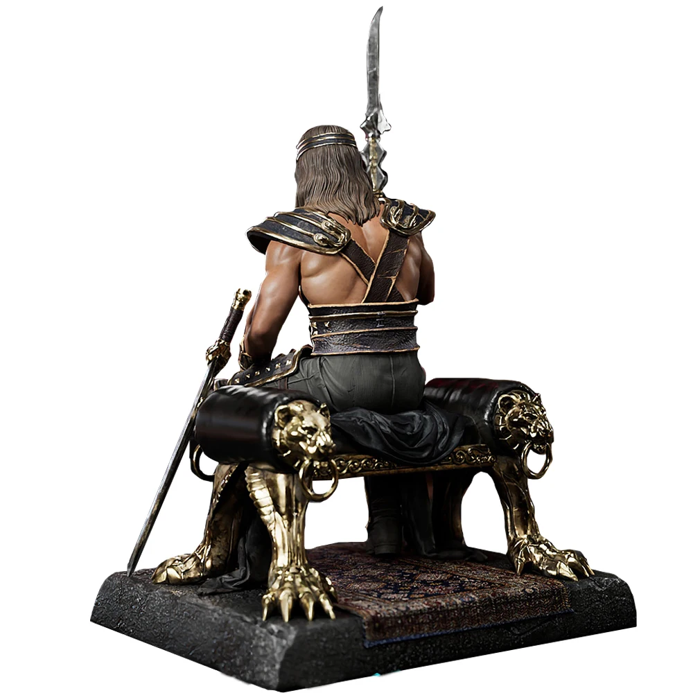 Warrior Fantasy Model Kit 1/16 Scale Resin & PVC Unpainted - DIY Customizable Sculpture for Tabletop Gaming & Painting A854