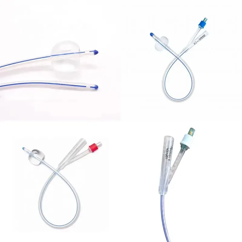 2026 Selling Product   Disposable Sterile 100% Silicone Coated Foley Balloon Catheter for Male hot sale