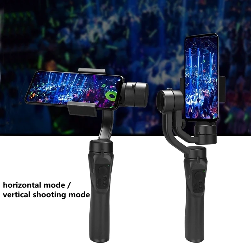 RISE-3-Axis Handheld Gimbal Stabilizer Lightweight Foldable Gimbal For Iphone Cellphone Gimbal Smartphone Video Record