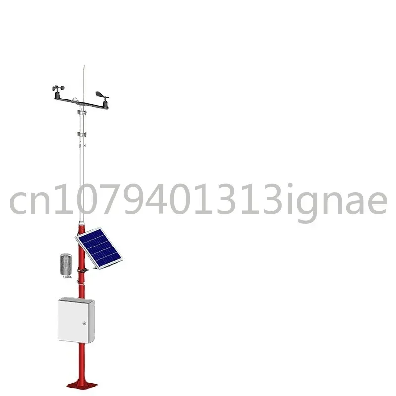 

3.5m automatic weather station in Yigu, Yigu. Wind speed, wind direction, temperature, humidity and atmospheric pressure