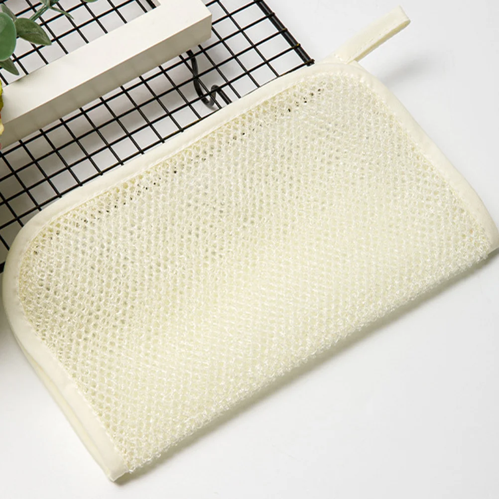 

2Pcs African Exfoliating Net Sponge Soft Comfortable Back Scrubber Bath Towel Multi-Functional Design for Home Gift