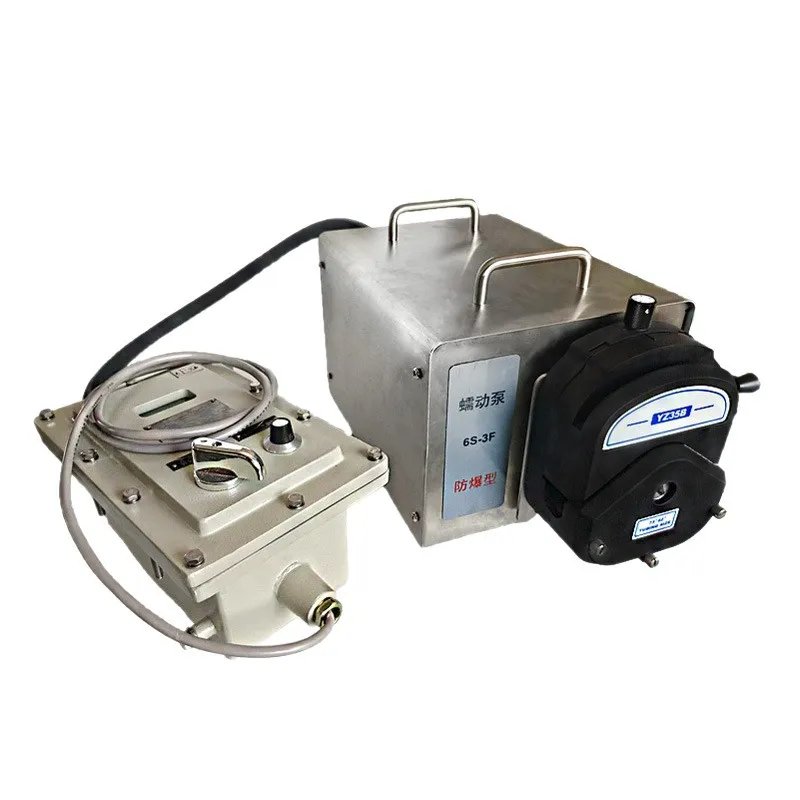 Explosion-proof peristaltic pump Industrial large flow liquid transmission metering, Speed-regulated electric variable frequency