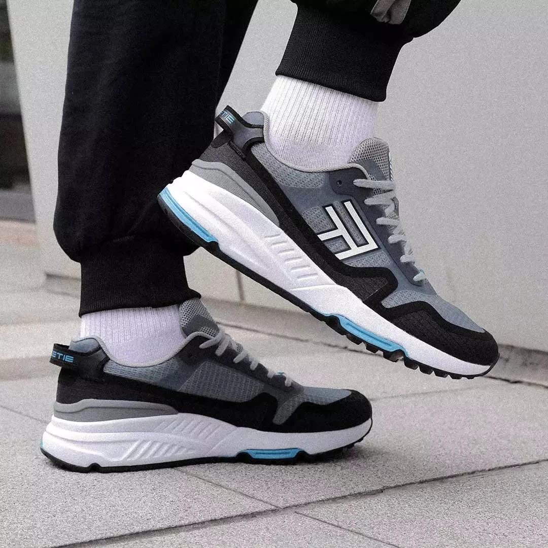 Youpin FREETIE 90 Retro รองเท้าผ้าใบกีฬารองเท้าวิ่งรองเท้าสวมใส่สบายตาข่าย Breathable Anti-Slip EVA และ Outsole ยาง