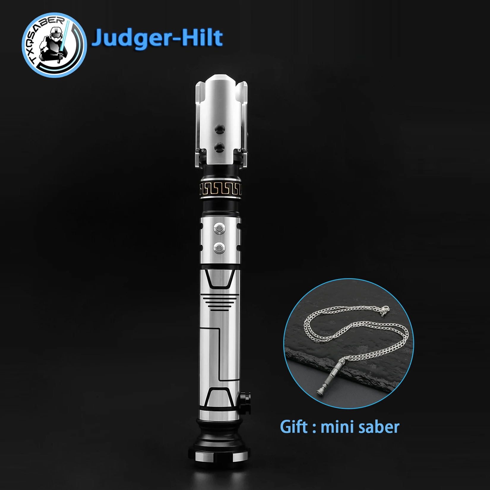 Judger TXQSTUDIO Lightsaber SDRGB Pixel No Blade FOC Metal Hilt Light Saber Parts Jedi sword Toys for Cosplay Gift1