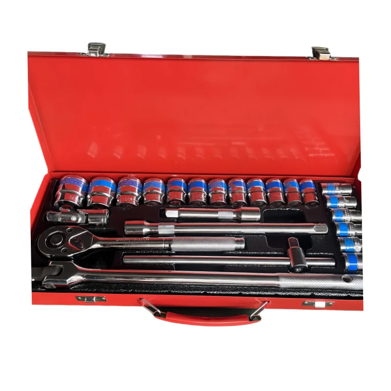 

Durable Iron Box Storage for Blue Ribbon Automotive Tool Collection 24-Pc Socket & Extensions