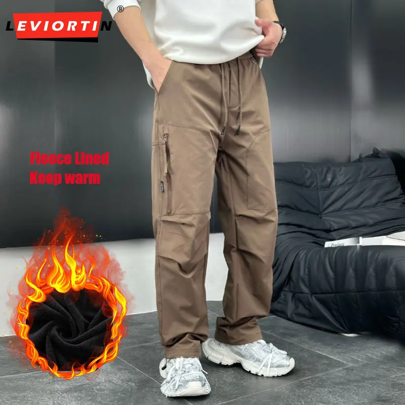 Herren-Arbeitskleidung, Hose mit geradem Bein, amerikanische Stile, mehrere Taschen, lockere Hose mit weitem Bein, Outdoor-Sport-Fallschirmjägerhose