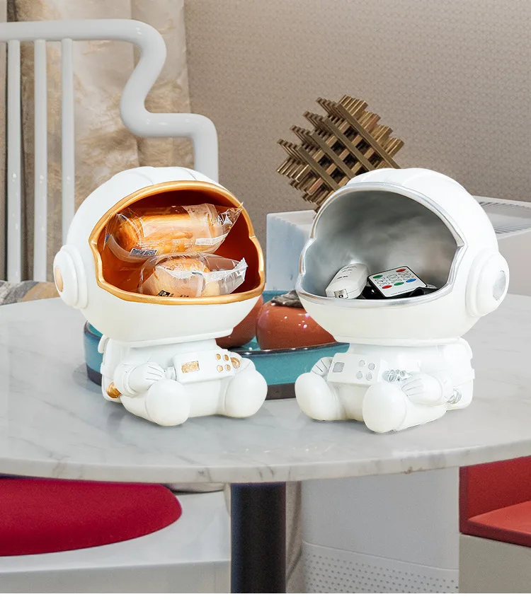 Astronaut Storage Ornament, Foyer Key, Creative Light Luxury Snack Tray, Tea Table, Desktop Home Decoration