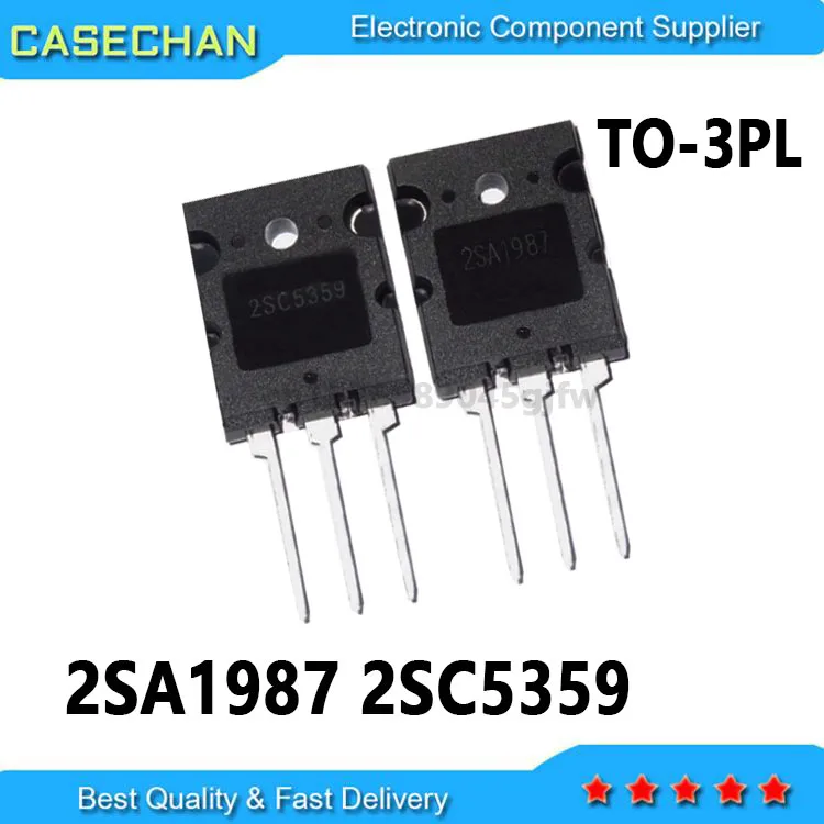 5Pairs 2SA1987 2SC5359 TO-3PL 15A 230V NPN + PNP