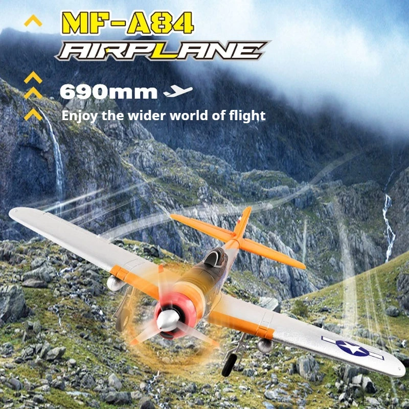 

2.4g Full Scale Remote Control Simulation New 1:16mf-A84 Brushless Motor Fixed Wing Gliding Aerobatic Plane Model Toy