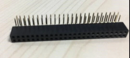 5PCS 2x40 2*20 1*50PIN 2.54mm 1.27mm 2.0mm Double Row Round Right Angle 1*40 Pin FeMale Pin Header Strip