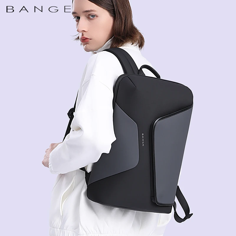 2023 New Business Backpack Men Fashion 15.6 in Laptop Backpack Work Man Bag Unisex Black Travel Male Backpack Mochila Waterproof