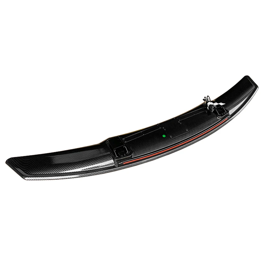 Suitable for Universal Intelligent Electric Lift Spoiler Led Light Trunk Wing Lip ABS Carbon Fiber Car Modification For Hatchbac