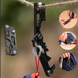 420 Grade Stainless Steel Compact Multitool Combination Tool 30 in 1 Mini Pocket Tool EDC Tool for Daily Outdoor Carrying