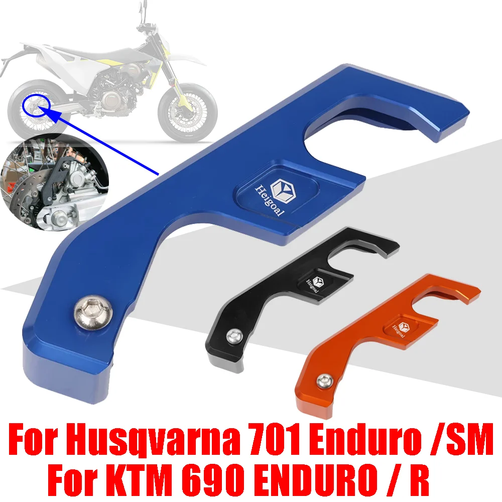 For Husqvarna 701 Supermoto SM Enduro 701SM For KTM 690 Enduro R Accessories Rear ABS Sensor Cable Guide Guard Protector Cover