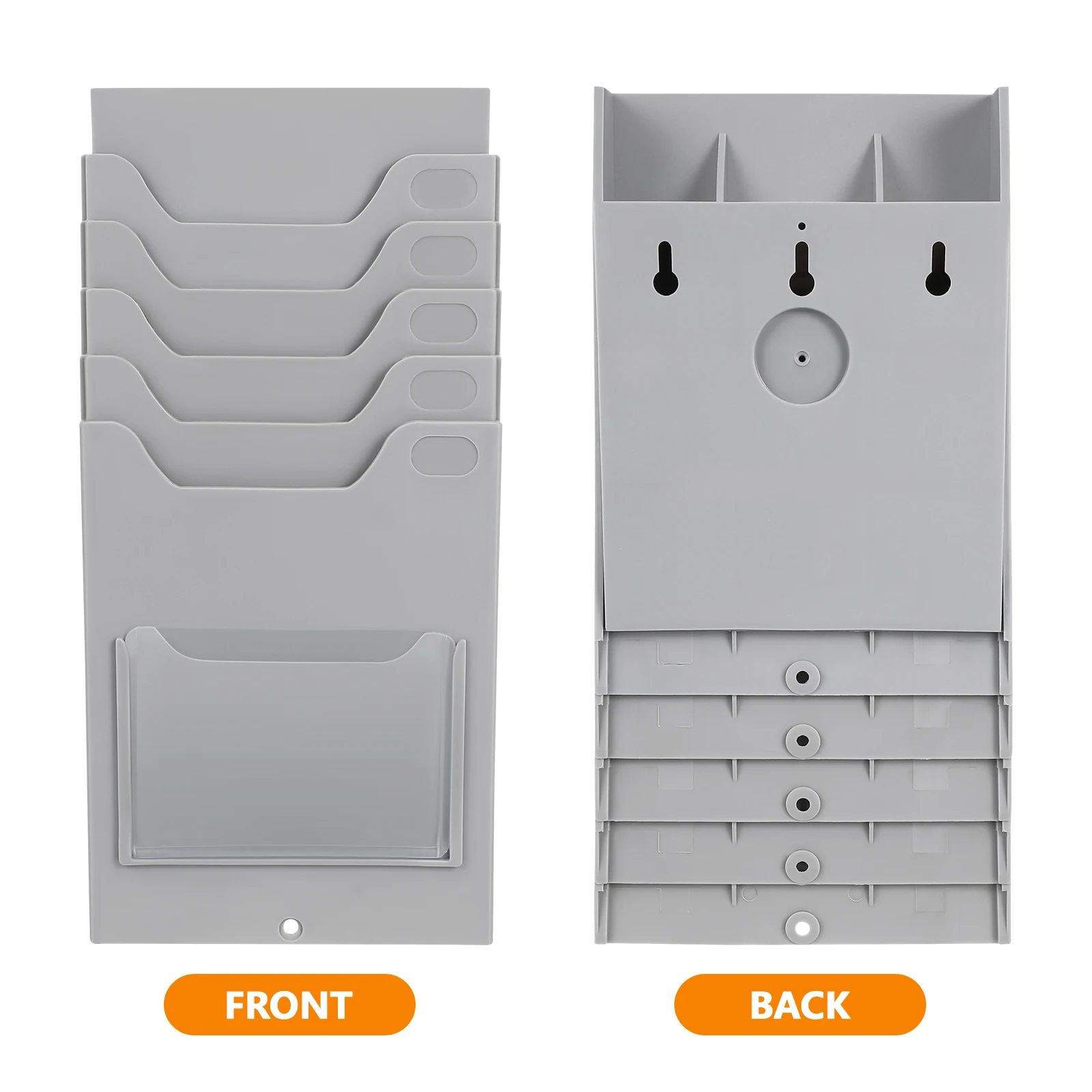 

Material Card Rack Organizer Rigid Time Punch Holder Warehouse Storage Display Reusable Cards Rack Organizer