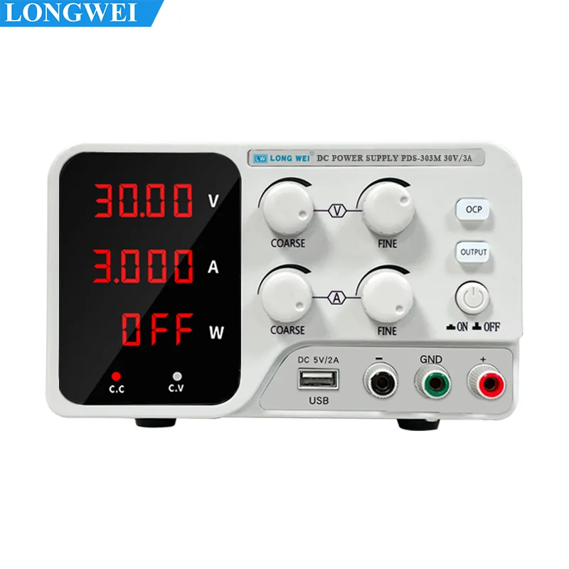 

Bench Power LONGWEI PDS-306M 30V 6A DC Switching for Battery Charging & Repair