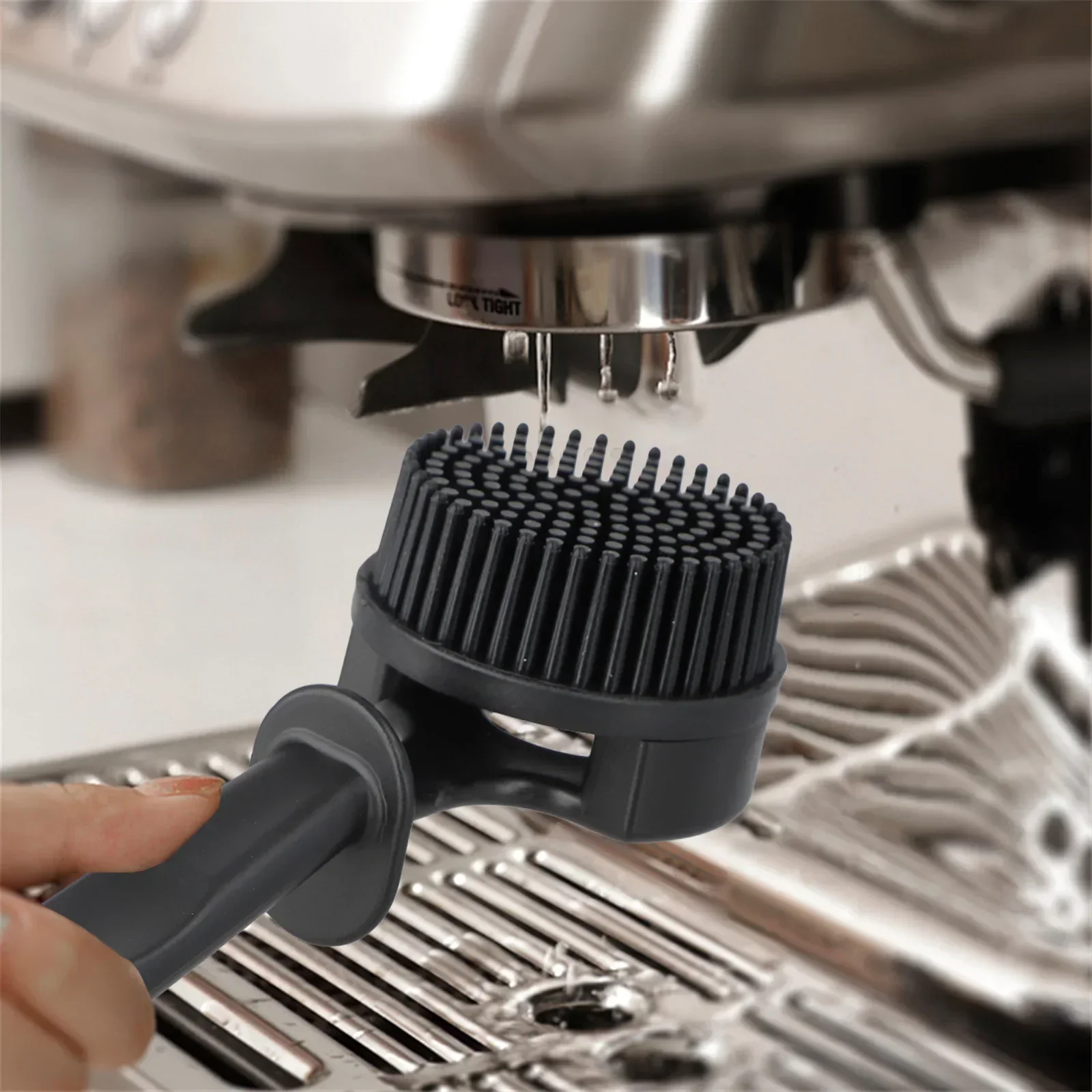 24.5x6cm Cleaning Brush High Quality Silicone Cleaning Accessory Backflushing Brush Gentle Bristle Design Hands-Free Comfort
