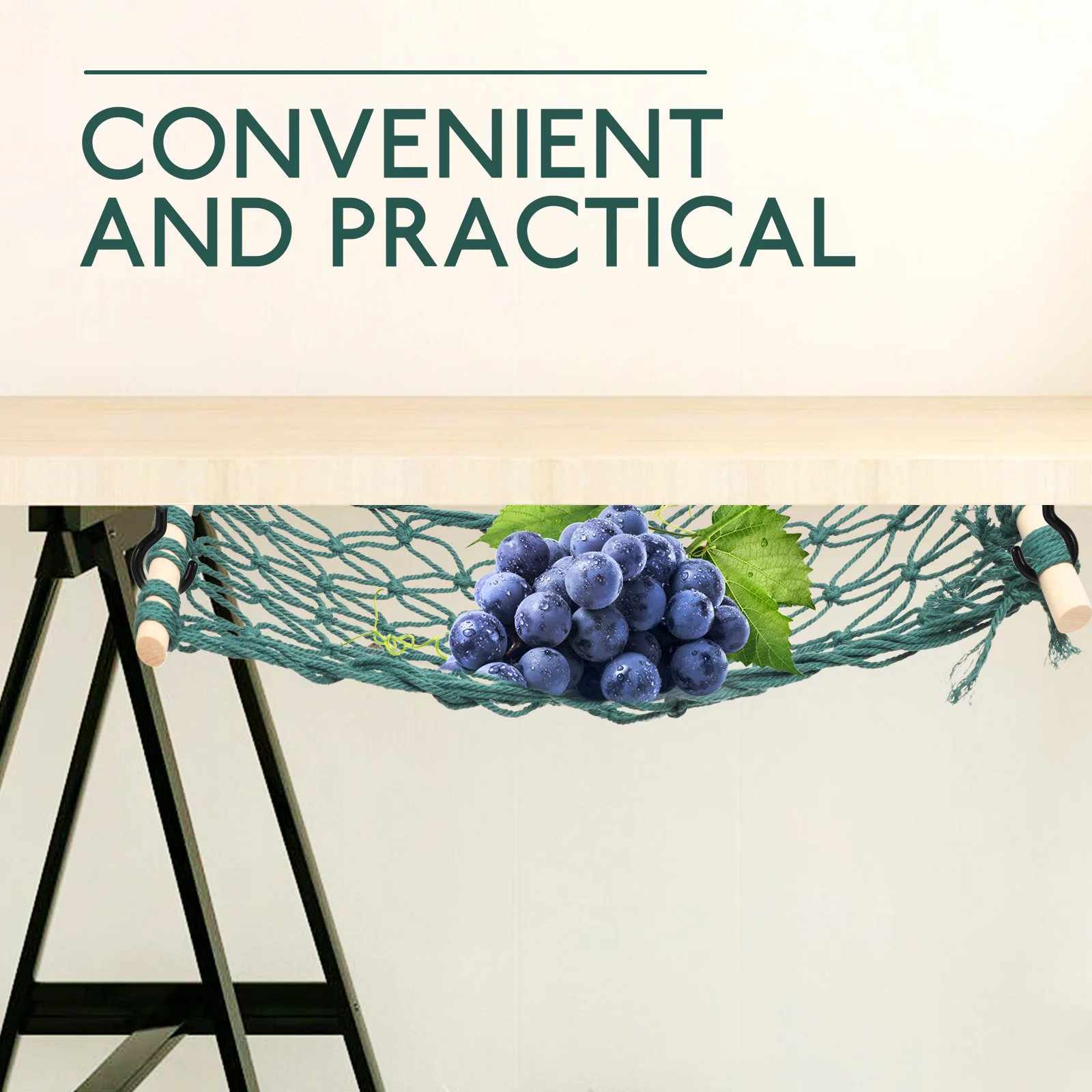 

1 Set Creative Fruit Vegetable Hammock Woven Storage Bag Hanging Net Organizer Kitchen Space Saver Cotton Rope Bohemia Style