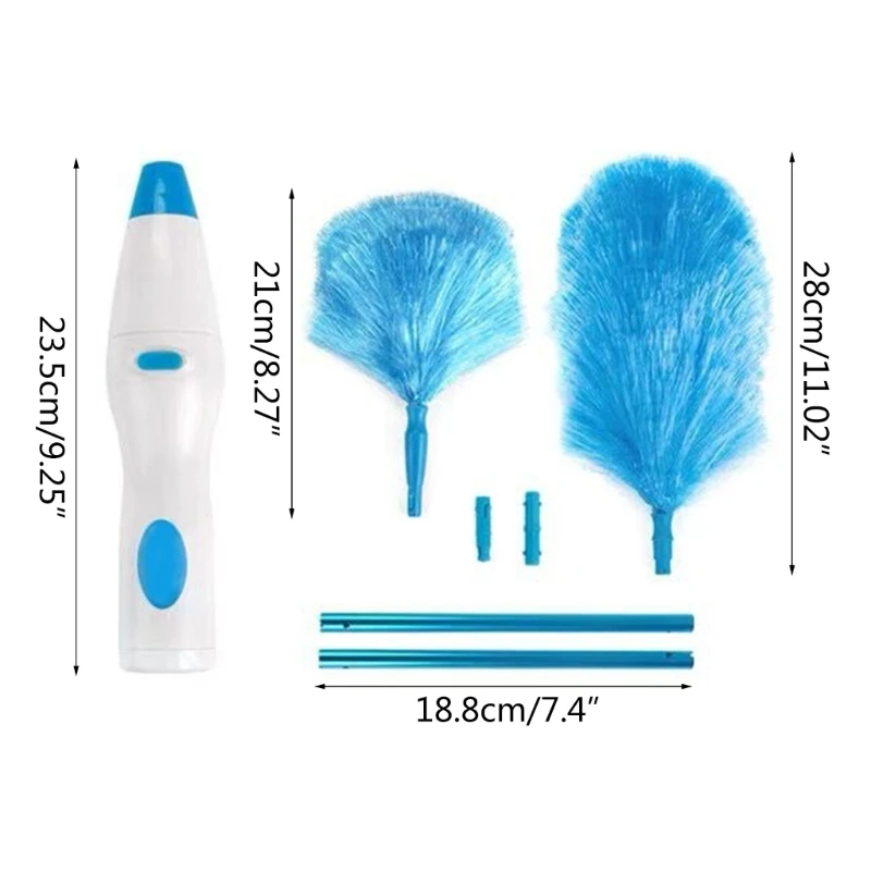 Electric Spin Duster Duster Brush 360° Adjustable Dust Cleaner Cleaning Dropship