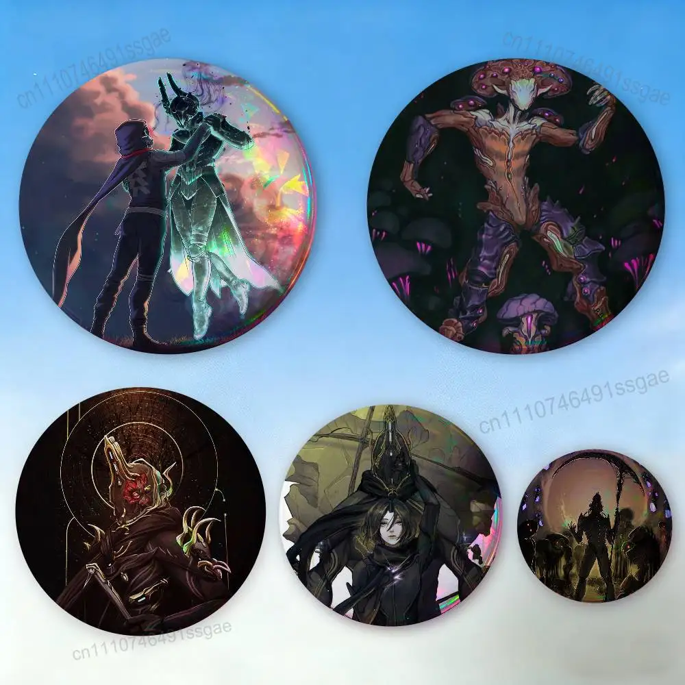 

Game W-WARFRAME Cool Badge Pins For Friend, Backpack, Clothing, Collectible Accessories, Jewelry Gift