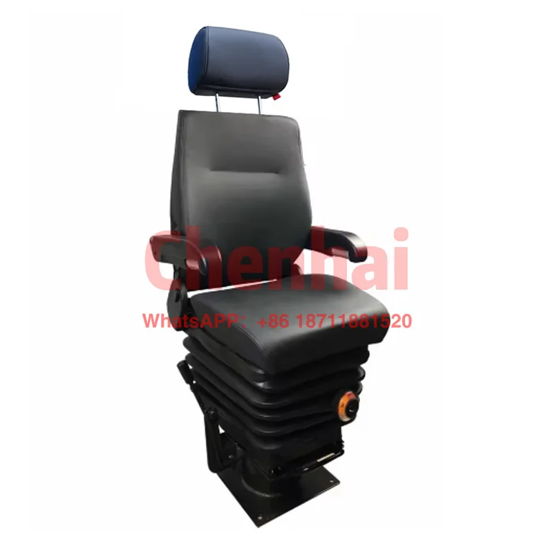 Customized Linkage Port Door Crane Seats, Construction Machinery Shock-absorbing Seats, Driver's Cabin Seats, Locomotive Lifting
