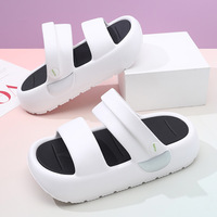 Women Clogs 2024 New Arrival Soft EVA Thick Platform Slippers Comfortable Garden Shoes Fashion Beach Sandals
