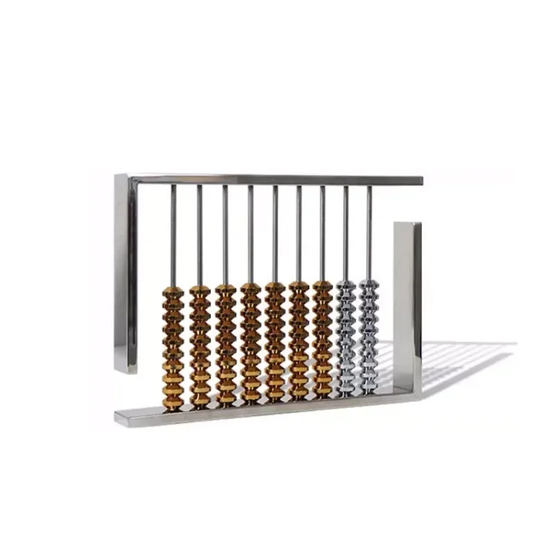 creative metal abacus ornament living room study decoration gift
