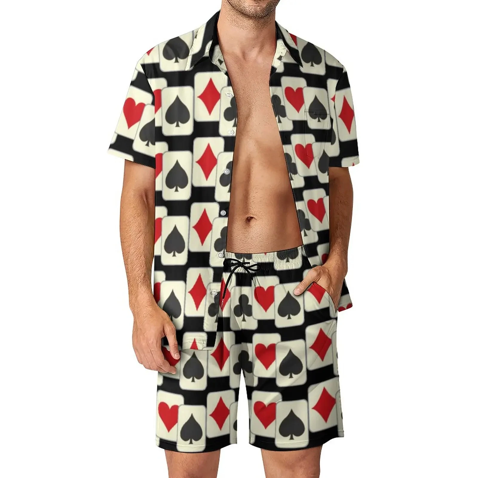 jogando-conjuntos-de-camisa-de-poquer-3d-impresso-masculino-casual-moda-manga-curta-camisas-oversized-praia-shorts-ternos-havaianos-roupas-de-verao