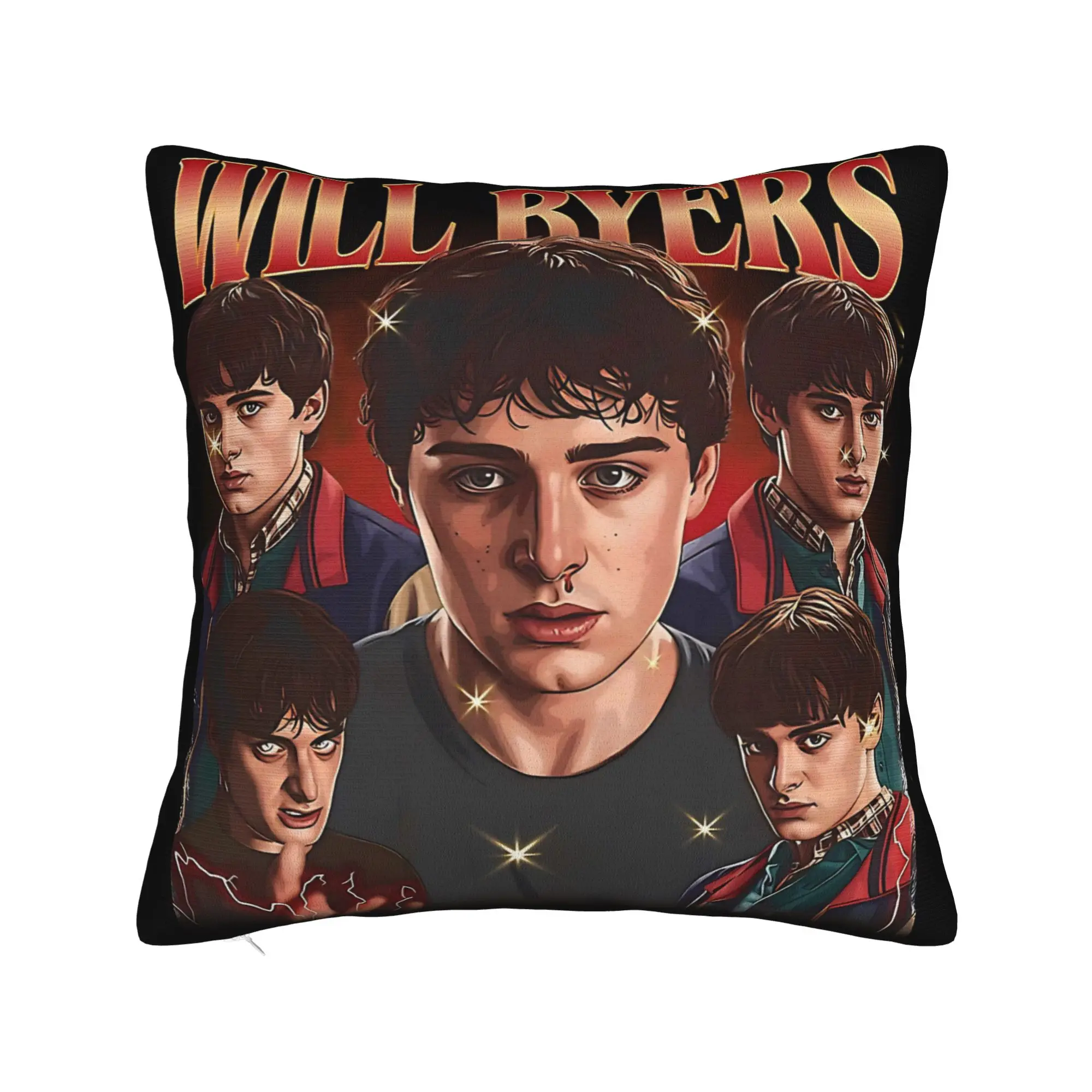 Will Byers Vintage 90s  Horror TV Pillow Case  Morden Pillow Cover Soft Pillowcases For Living Room Chair